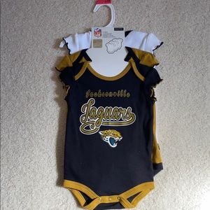 Jacksonville Jaguars girls onesies
